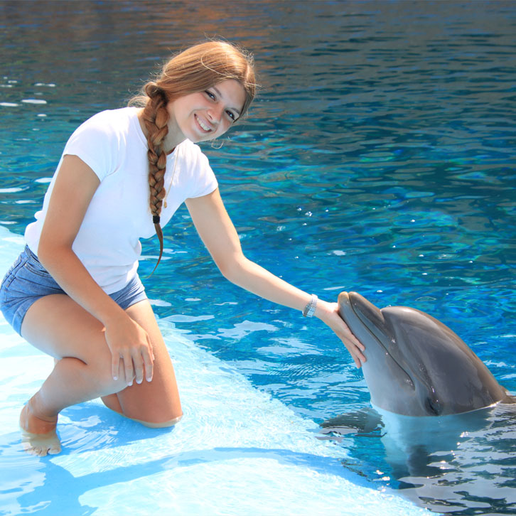 Foto con delfines