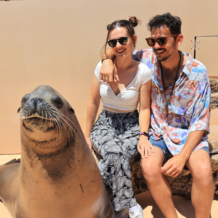 Foto con León Marino